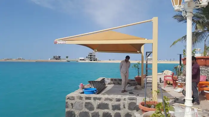 مظلات سيارات مواقف سيارات بيوت شعر سواتر 3