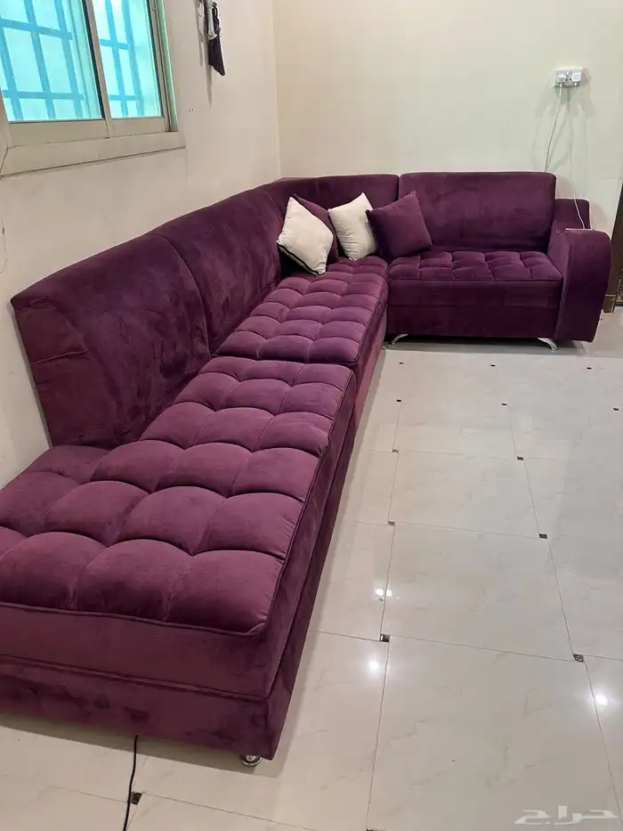 كنب صاله حرف L مع ستاره 0