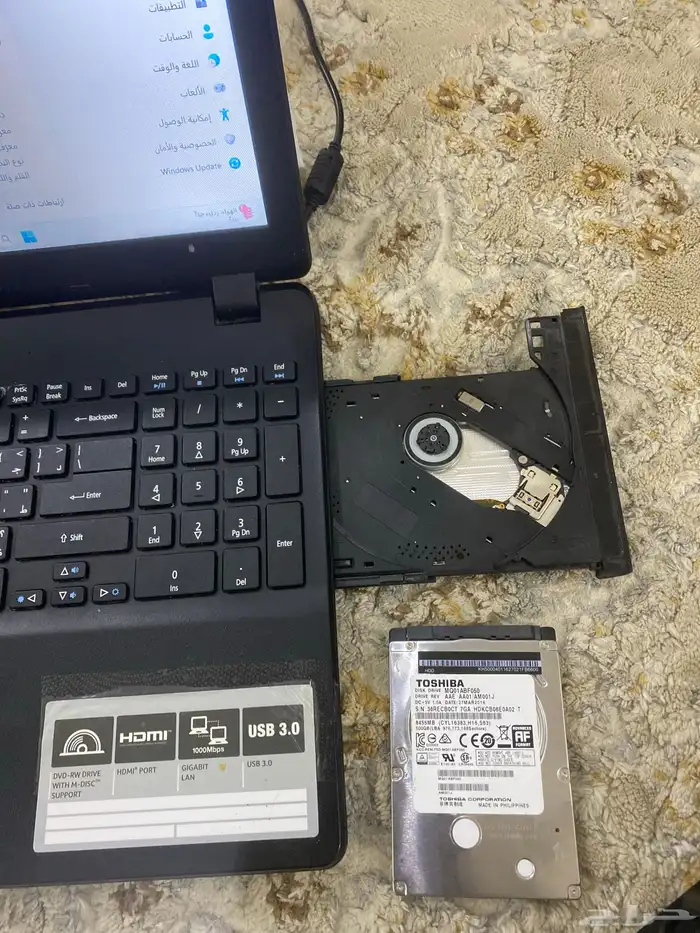 لابتوب أيسر acer وندوز 11 برو 11