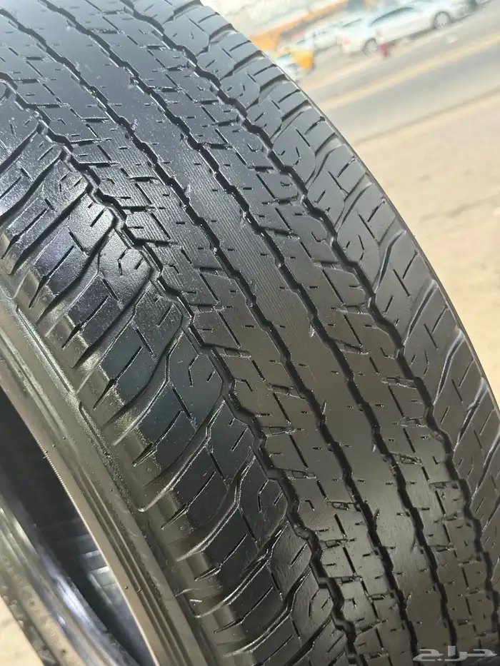 255 65 17 كفرات دنلوب مستخدمة نضيفة جدا ومشروطةبليزر باتفندر 0