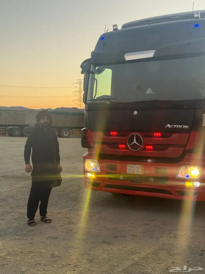 مشوار تريلا سطح  جوانب الماني لوري دانيا آل سعودي داخل حصل 4
