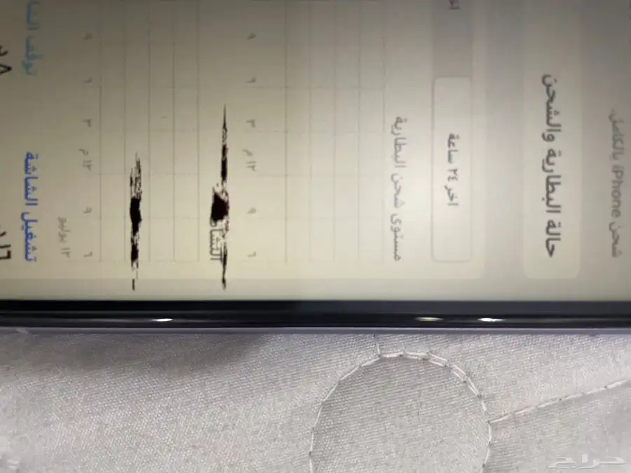 للبيع ايفون 12 ابيض 64 قيقا وايفون 11 بنفسجي 128 قيقا 15