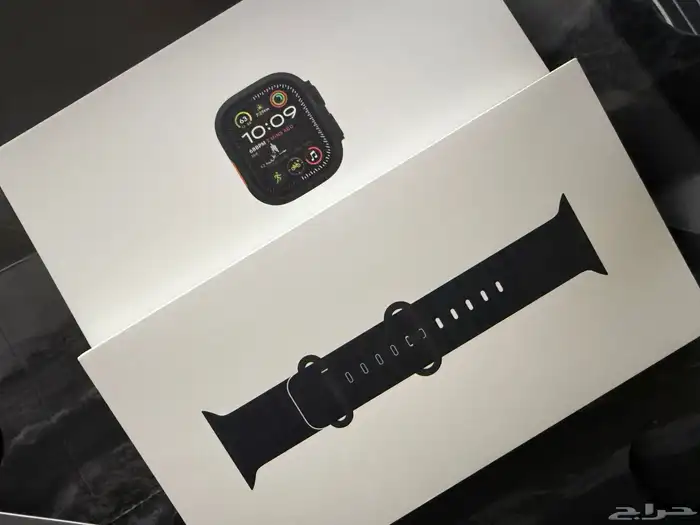 ساعة ابل الترا 2 تيتانيوم أسود   Apple Watch Ultra 2 7