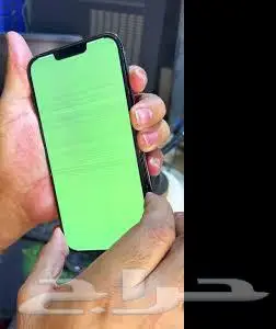 شاشة جوالك خضراء لها حل 0