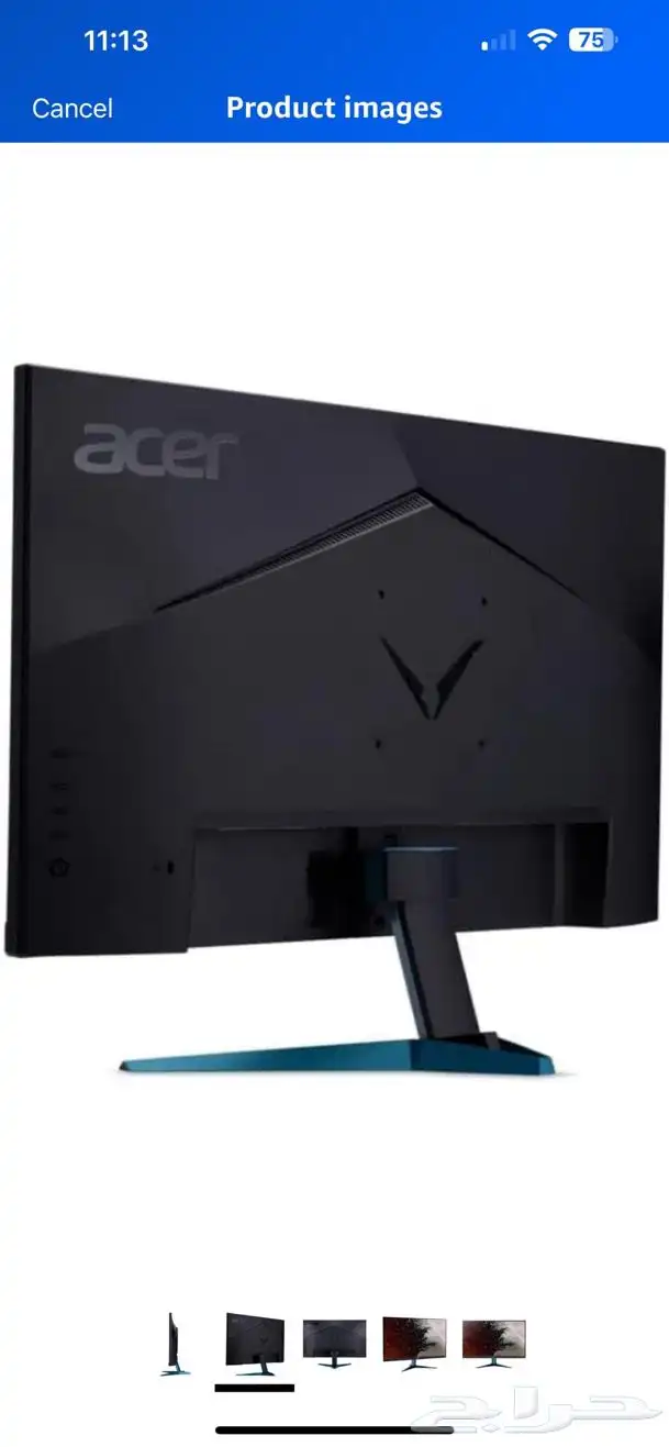 شاشة acer 2k 180hz index