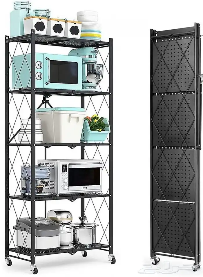 رف تخزين 5 طبقات مستعمل نظيففف 1