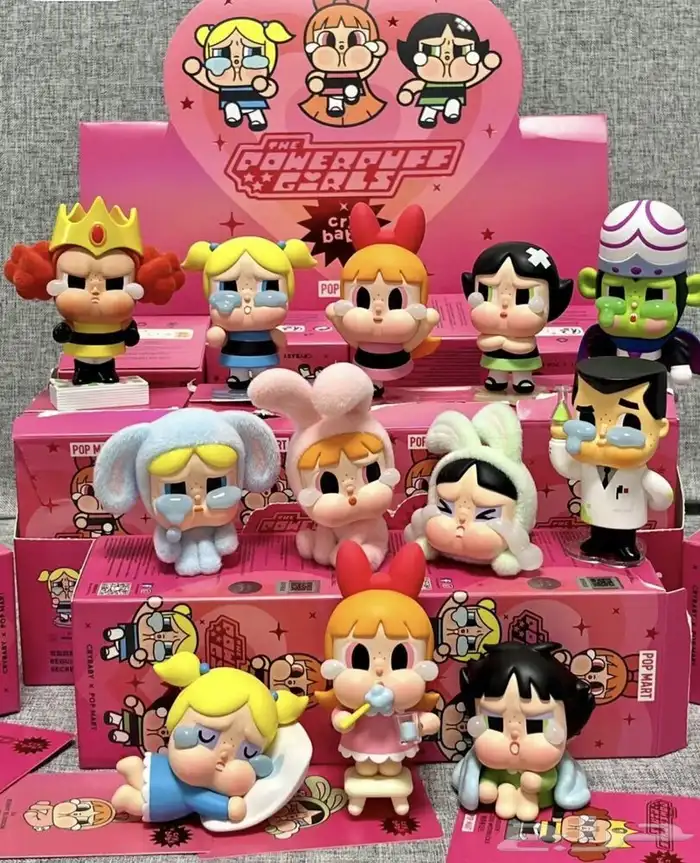 لابوبو كراي بيبي فتيات القوةبوب مارت crybaby powerpuff girls 0