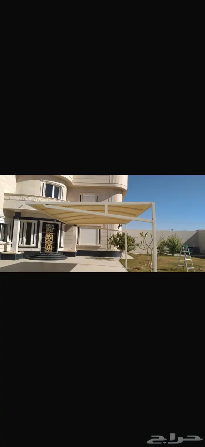 تركيب مظلات سيارات وسواتر جدارية 9