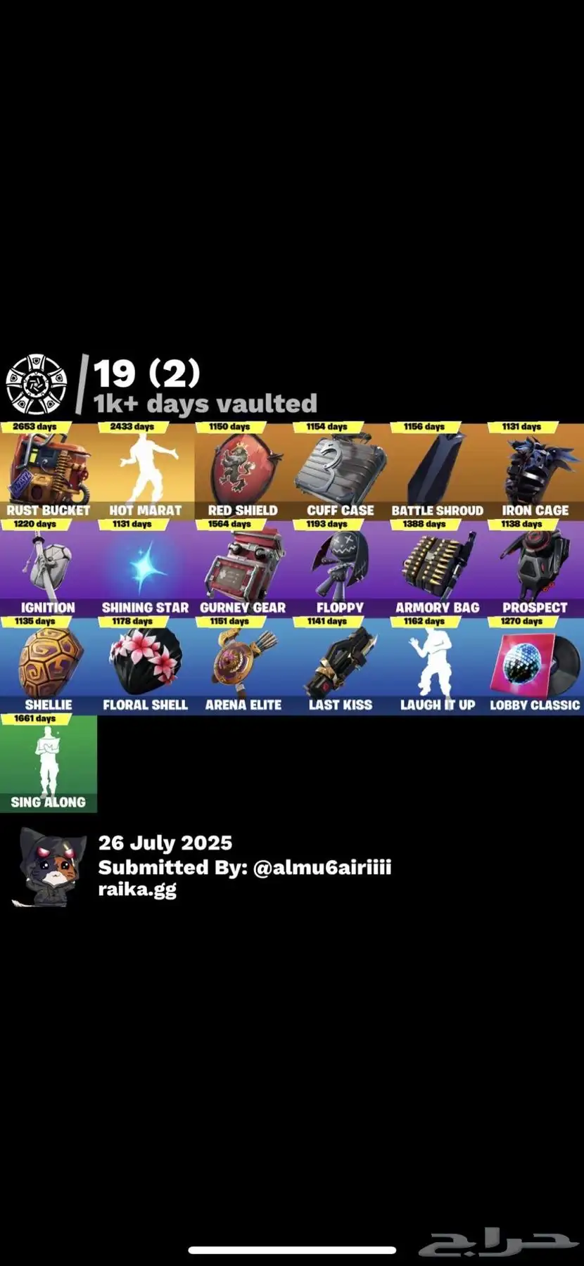 حساب فورت نادر جدا index