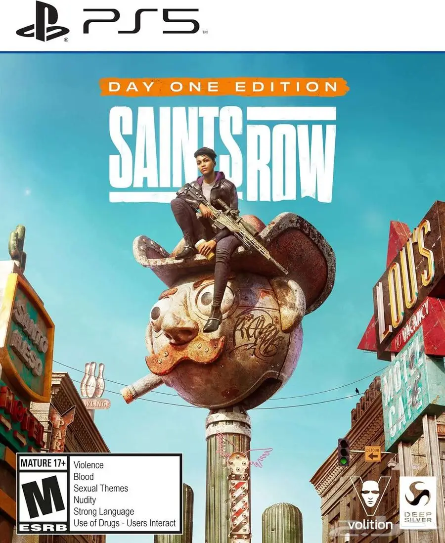 God of War   Saints Row   PS5 نظيفة جدا  والتوصيل مجاني 1