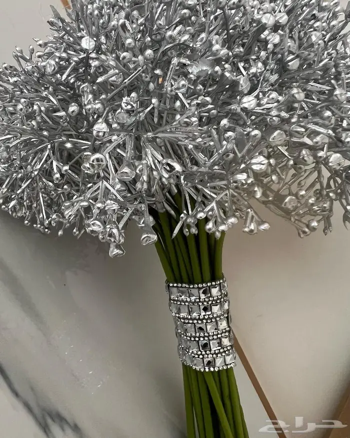 للتقبيل مستلزمات مشروع ورد صناعي وتوزيعات ومسكات عرايس 5