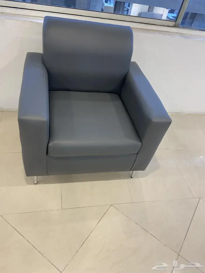 كنب مكتبي جلد فخم مريح الجلوس صيني وطني جميع أنواع متوفر 7