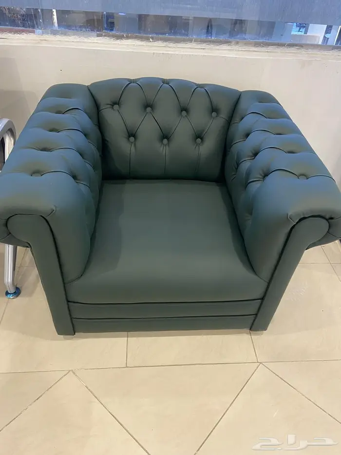 كنب مكتبي جلد فخم مريح الجلوس صيني وطني جميع أنواع متوفر 5