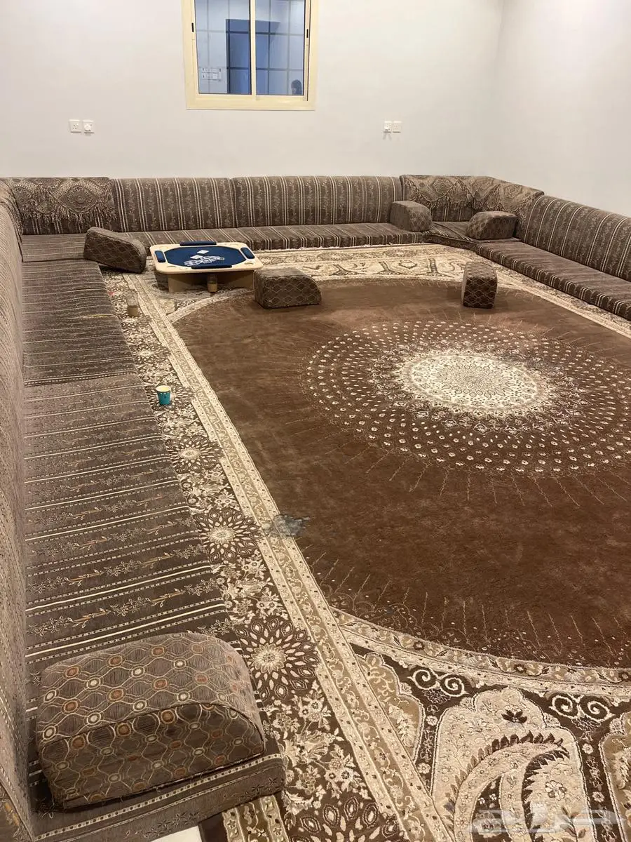 مجلس عربي (جلسه ارضية  سجاد تركي سوبر مرمر من القفاري 4