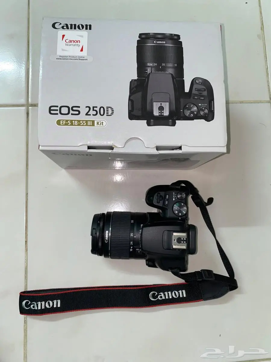 كاميرة canon d250 index