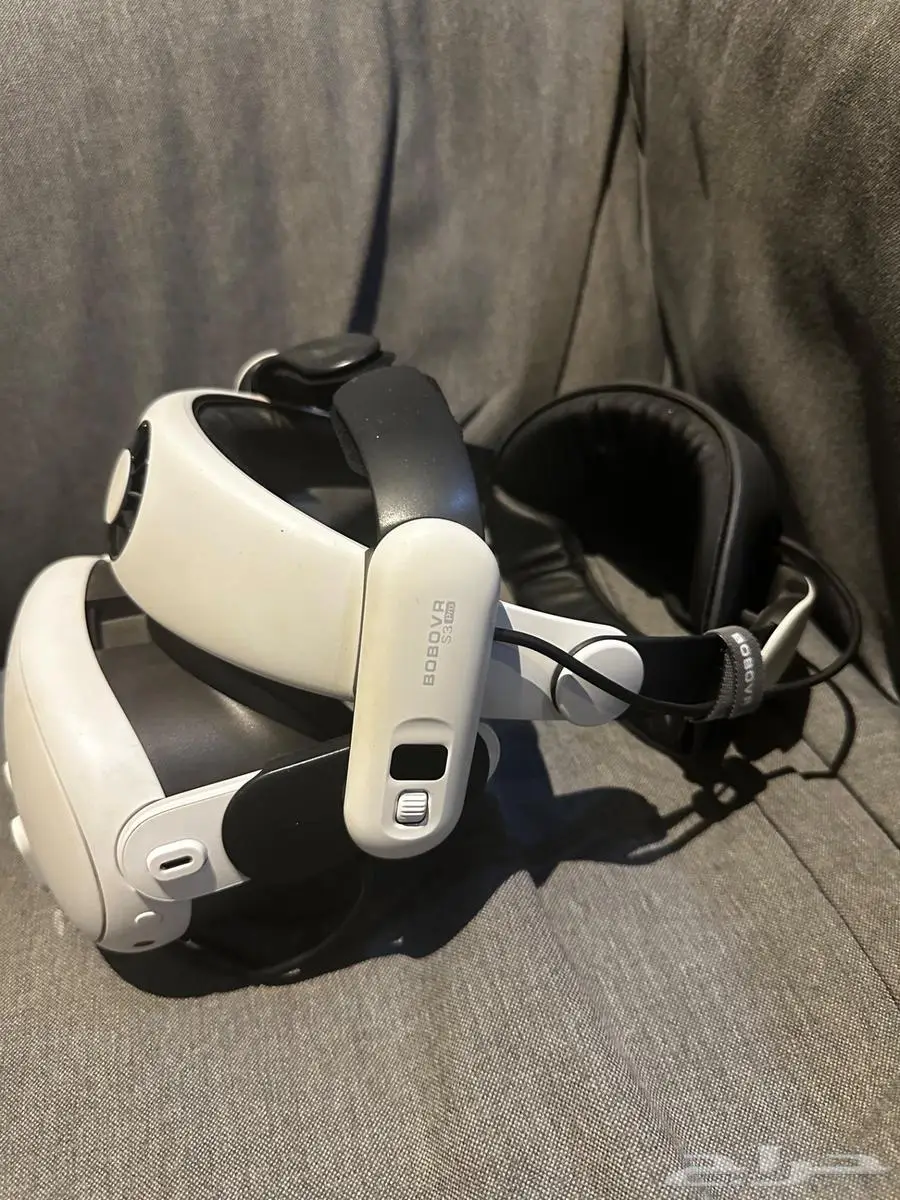 نظارة vr ميتا كويست 3 مع مسكت راس و بطارية خارجية index