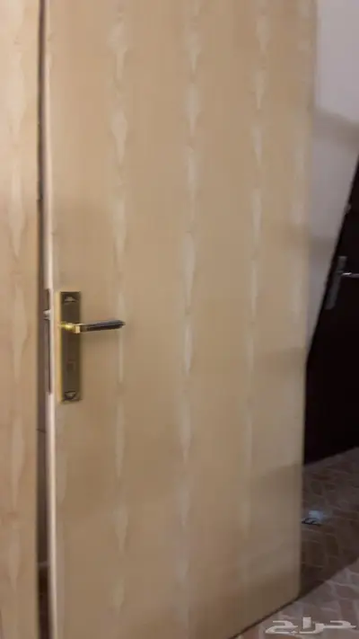 باب خشب نوعيه ممتازه للبيع ولوحات جداريه 1