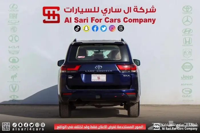 تويوتا لاندكروزر GXR L2 ديزل 2024 اقساط بنوك وشركات 5