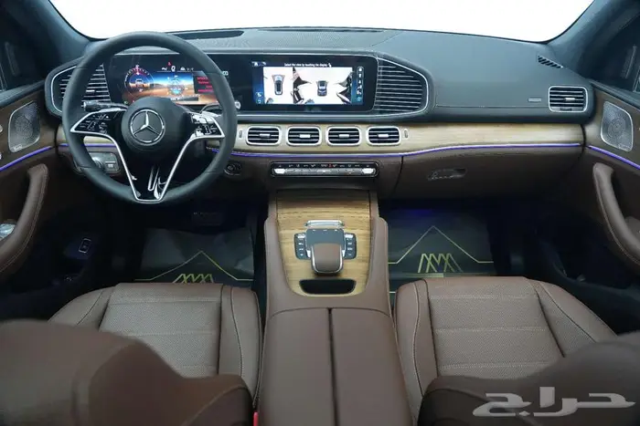 مرسيدس GLE 450 SUV موديل 2024 أصفار خليجي أسود بني 6