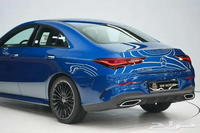مرسيدس CLA 200 موديل 2025 أصفار خليجي أزرق أسود 5