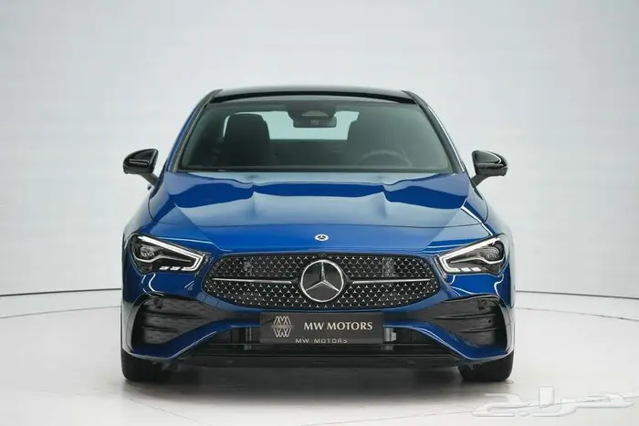 مرسيدس CLA 200 موديل 2025 أصفار خليجي أزرق أسود 1