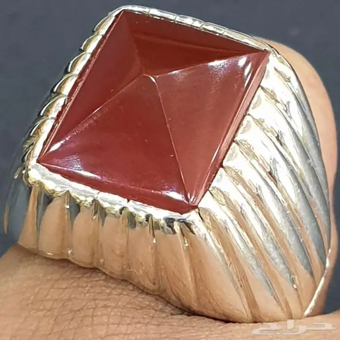 خاتم عقيق يماني مترش 4