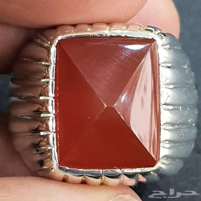 خاتم عقيق يماني مترش 1