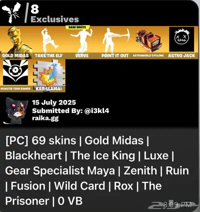 حساب فورت عرق 69 سكن ( انباع ) 4