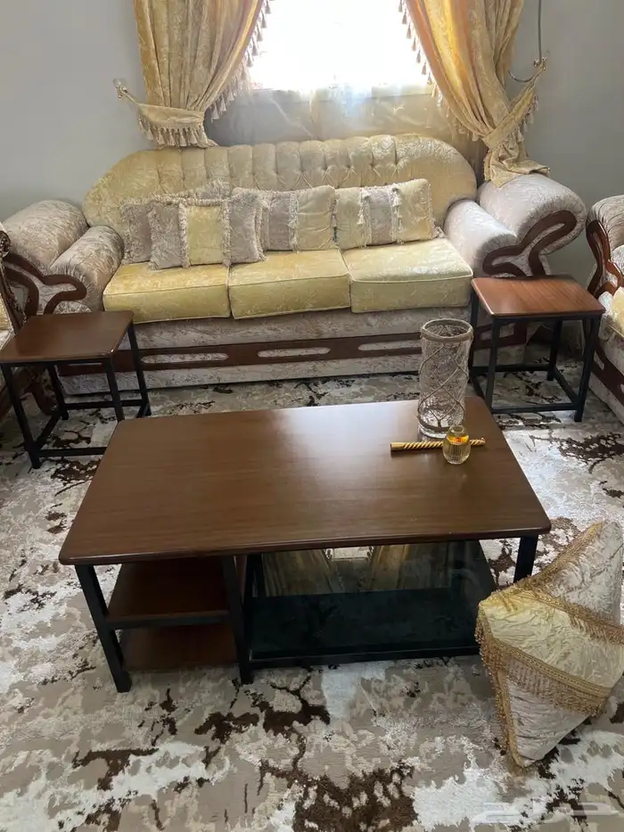 كنب مجلس خشب زان تركي 6