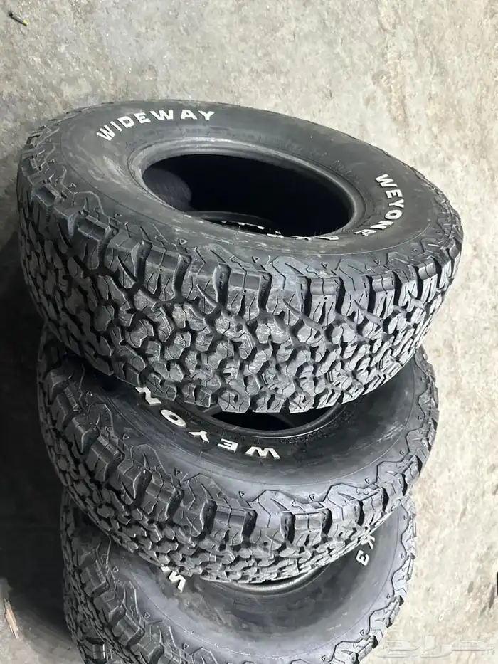 كفرات نص حجري ودواي مقاس 285 75 16 1