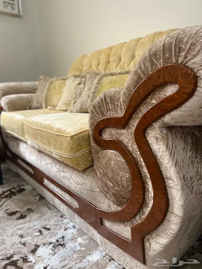 كنب مجلس خشب زان تركي 1