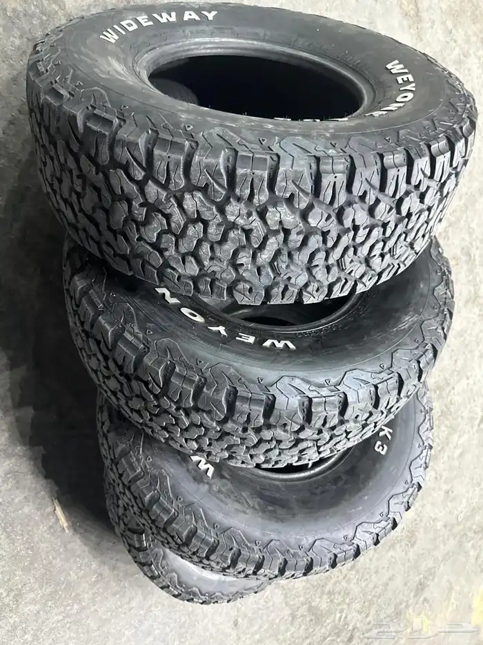 كفرات نص حجري ودواي مقاس 285 75 16 12