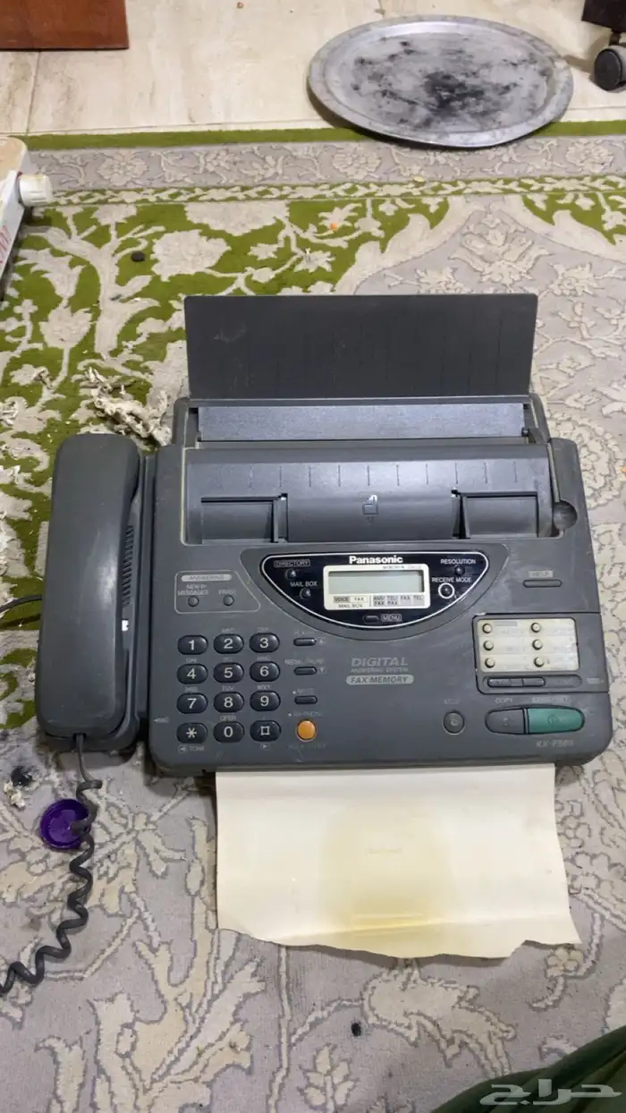 جهاز فاكس وتلفون باناسونيك ياباني اصلي موديلKX-F800 0