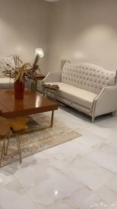 كنب للحريم مع طاولات 3 2