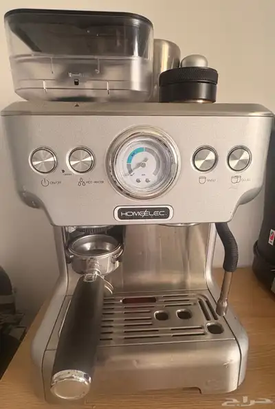 ماكينة قهوة اسبريسو هوم إلك بالمطحنة 0