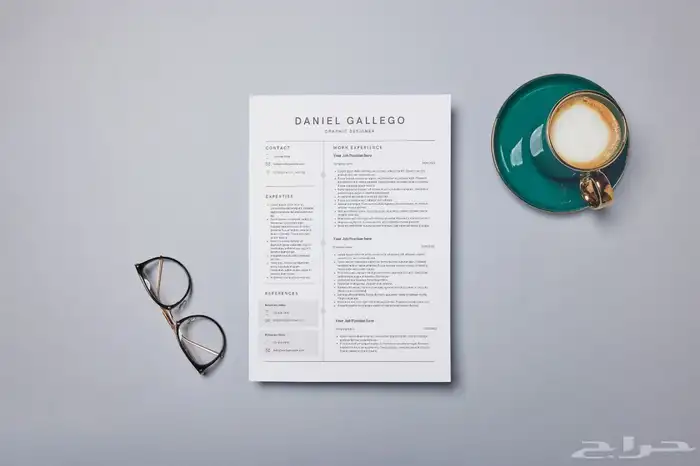 سيرة ذاتية  سي في CV 4