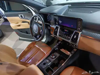 كيا سورنتو ابيض 2021 ديزل بطاقة جمركية وارد كوريا 7
