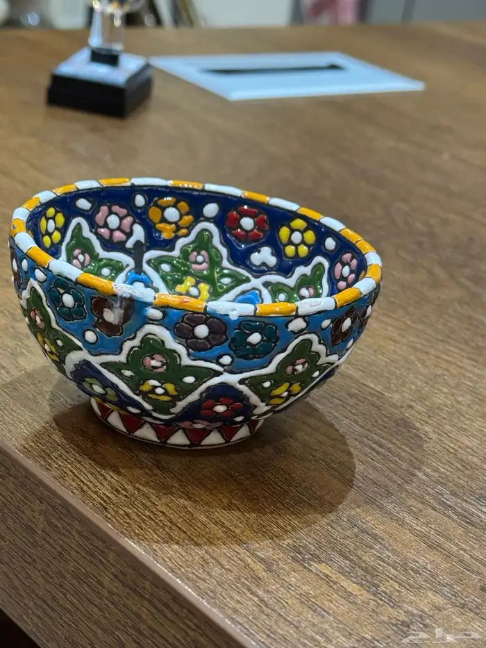صناعة إيرانية يدوية من الفخار المزخرف 2