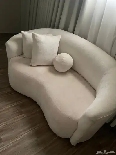 كنب قماشة بوكيلة قطعه وحده متر ونص 2