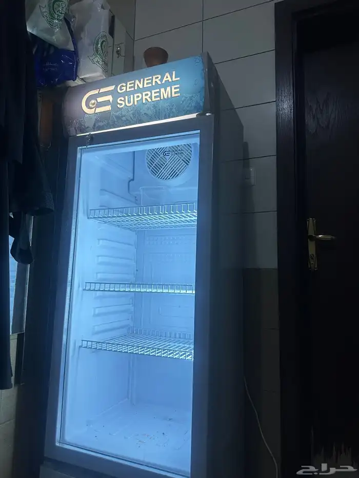 للبيع ثلاجه قزاز عرض استخدام قليل 1