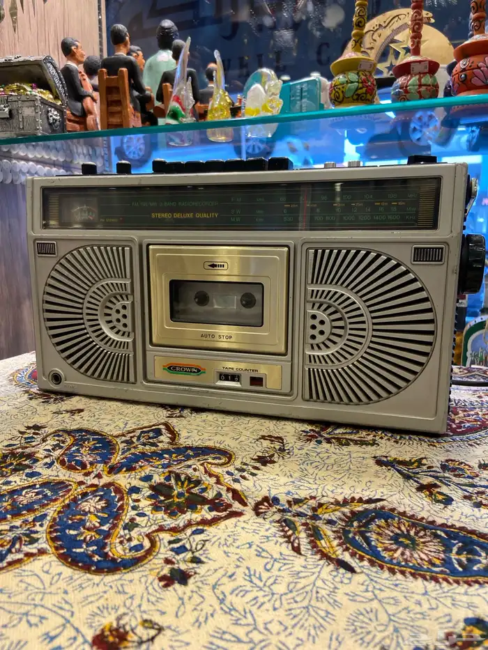 راديو ومسجل   CROWN ياباني 3