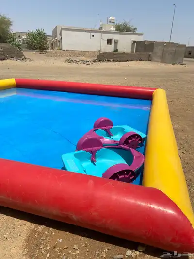 ماطور وملعب صابوني وحوض ماء للبيع 1