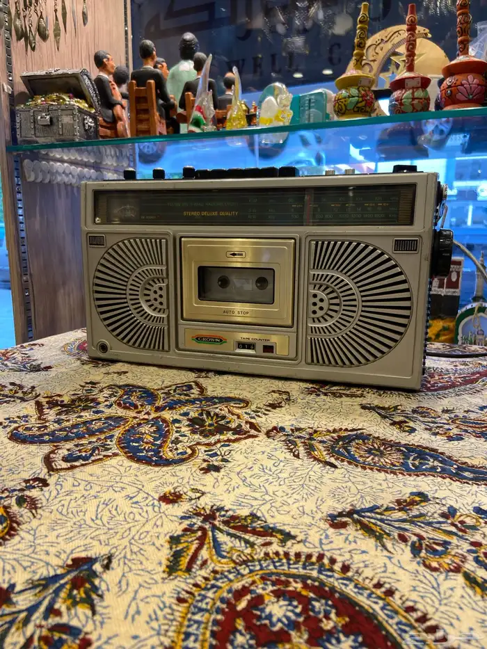 راديو ومسجل   CROWN ياباني 4