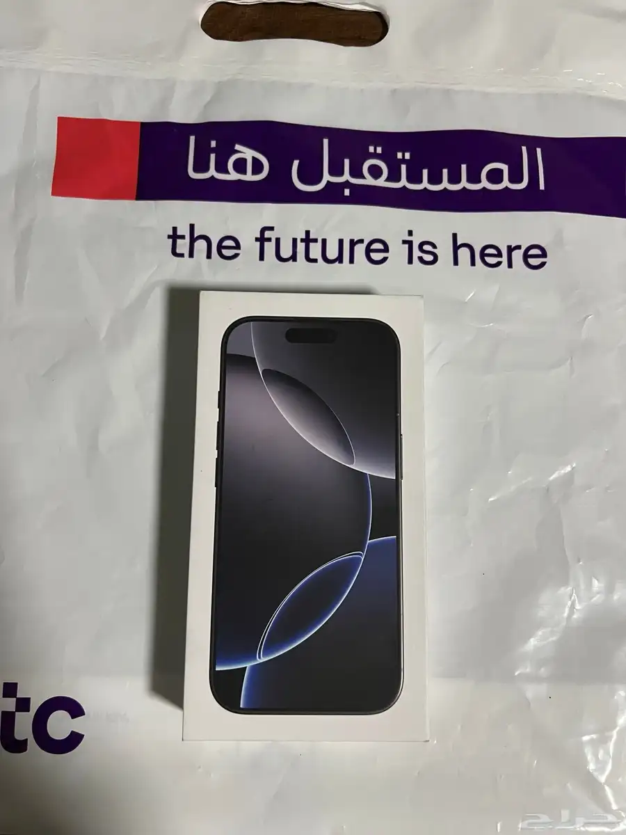 آيفون 16 برو أسود تيتانيوم 256GB جديد مع السماعة index