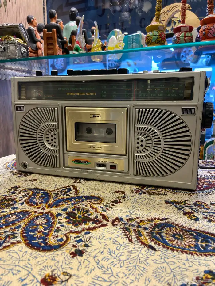 راديو ومسجل   CROWN ياباني 0