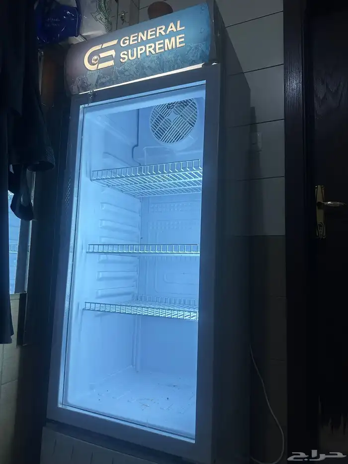 للبيع ثلاجه قزاز عرض استخدام قليل 0