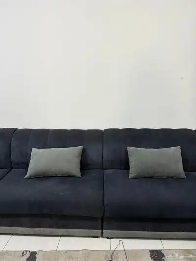كنب رمادي 4 قطع 3