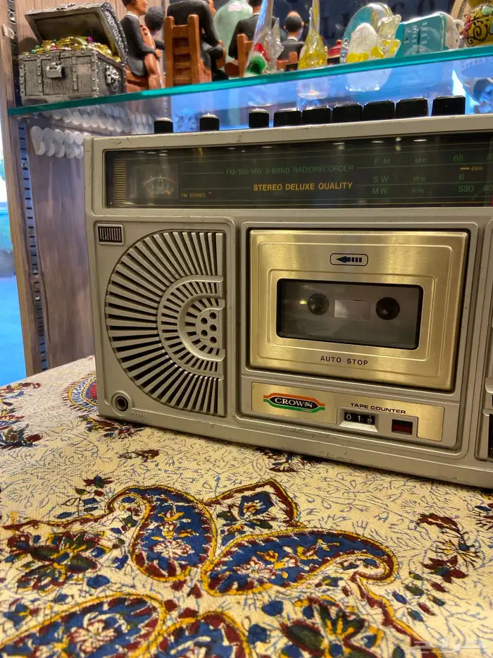 راديو ومسجل   CROWN ياباني 1