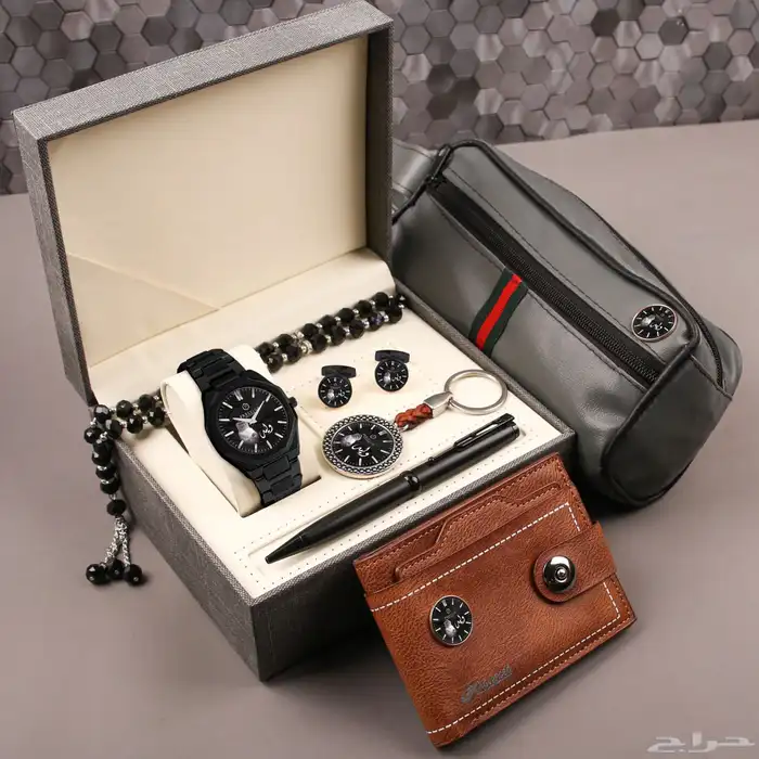 طقم ساعه رجالي بالاسم والصوره 3