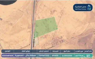 ارض زراعية للبيع على حرم طريق 100 متر 3